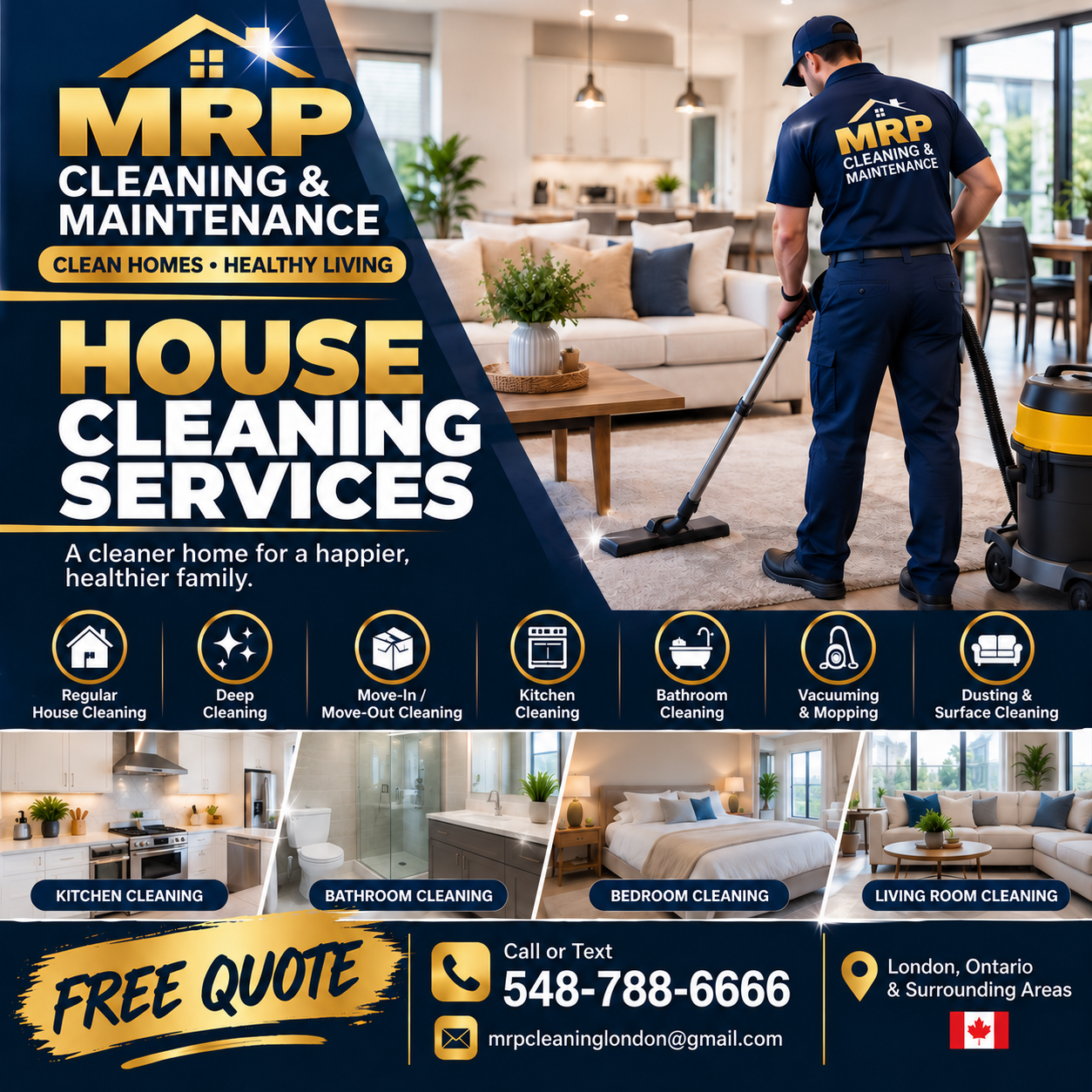 MRP Residential Cleaning services